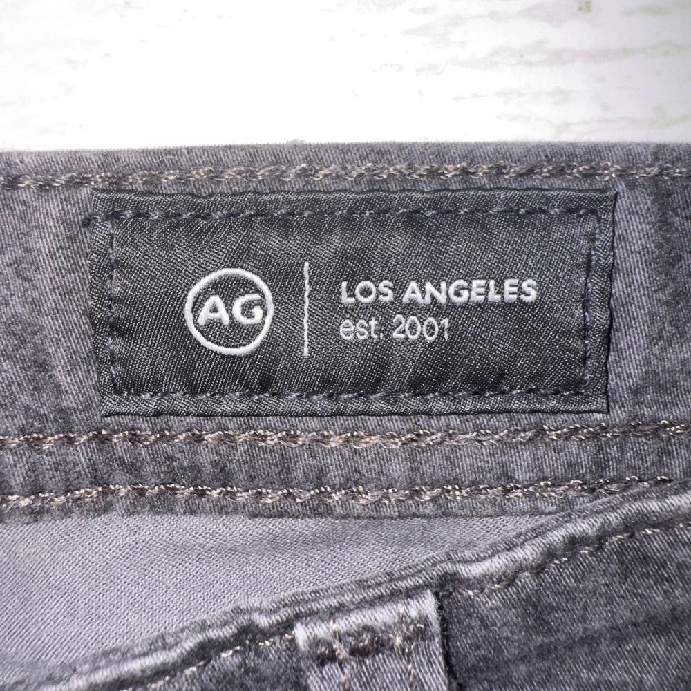 AG Tellis Jeans Mens 34x34 Gray Charcoal Wash Modern Slim Denim Stretch